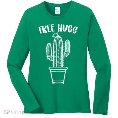 Free Hugs Cactus Women's Long Sleeve Shirt