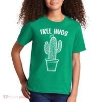 Free Hugs Cactus Kids T-Shirt thumb 2