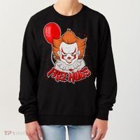Free Hugs Scary Clown Funny Women's Sweatshirt thumb 0
