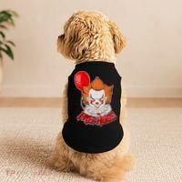 Free Hugs Scary Clown Funny Doggie Tank thumb 2
