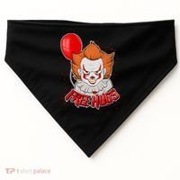 Free Hugs Scary Clown Funny USA-Made Doggie Bandana thumb 0