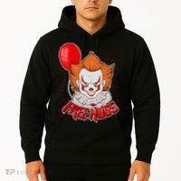 Free Hugs Scary Clown Funny Hoodie thumb 2