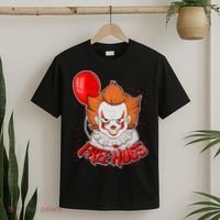 Free Hugs Scary Clown Funny T-Shirt thumb 2