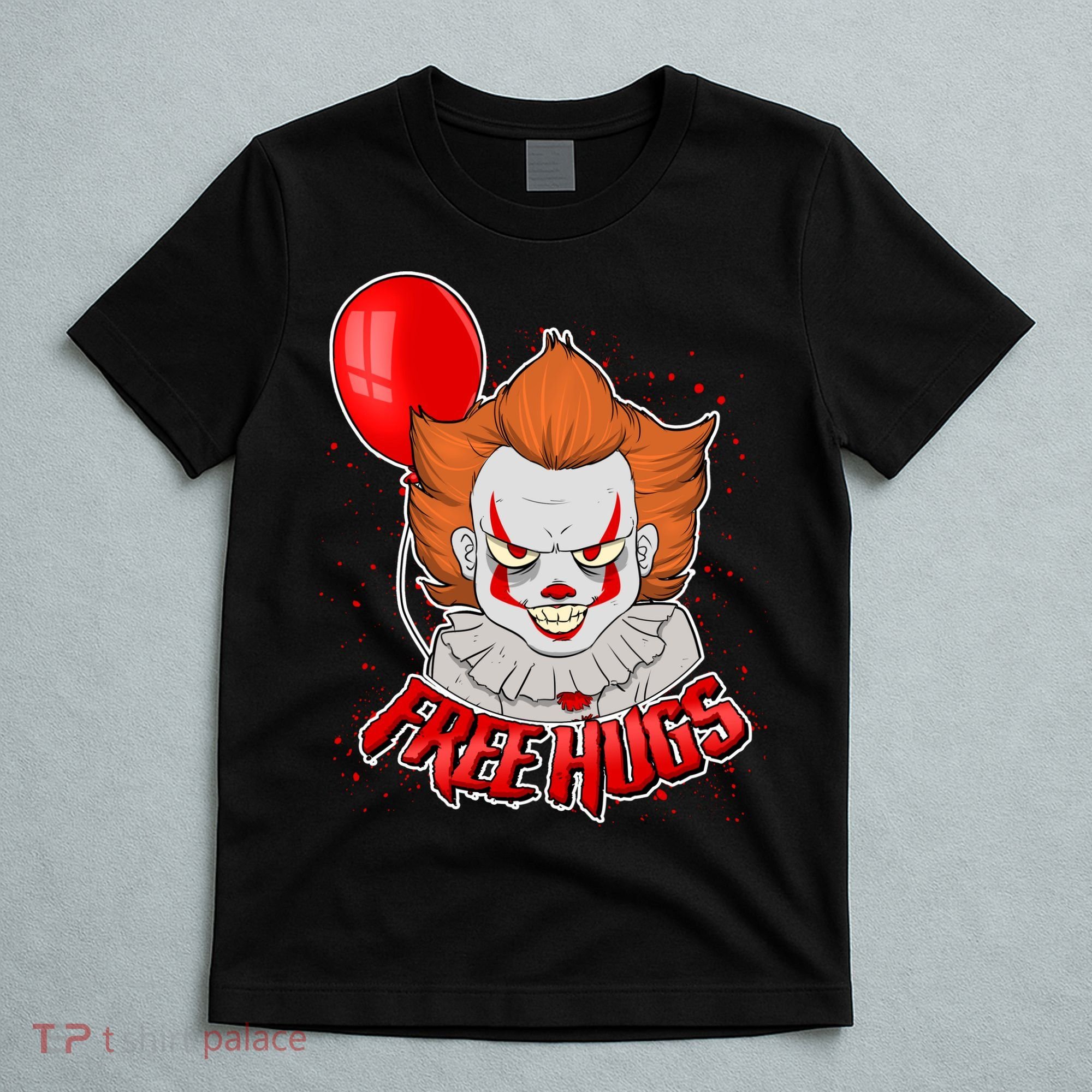 Free Hugs Scary Clown Funny T-Shirt