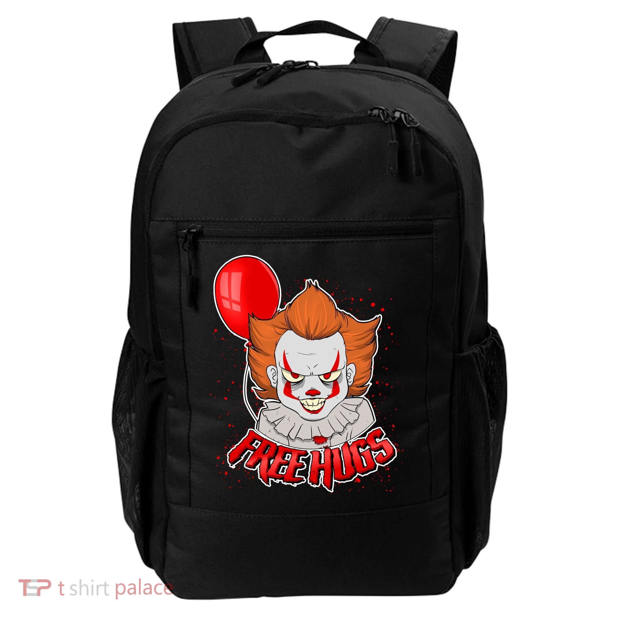 Free Hugs Scary Clown Funny Backpack