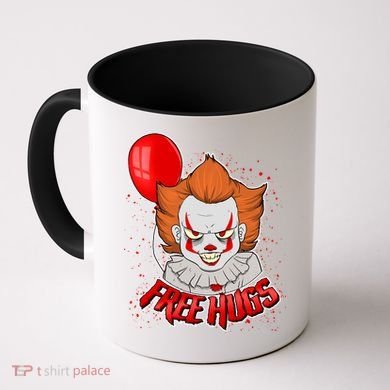 Free Hugs Scary Clown Funny Coffee Mug