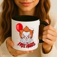 Free Hugs Scary Clown Funny Coffee Mug thumb 3