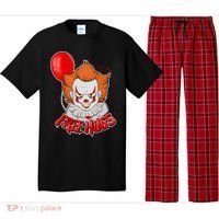 Free Hugs Scary Clown Funny Pajama Set thumb 0