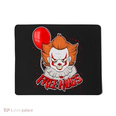 Free Hugs Scary Clown Funny Mousepad