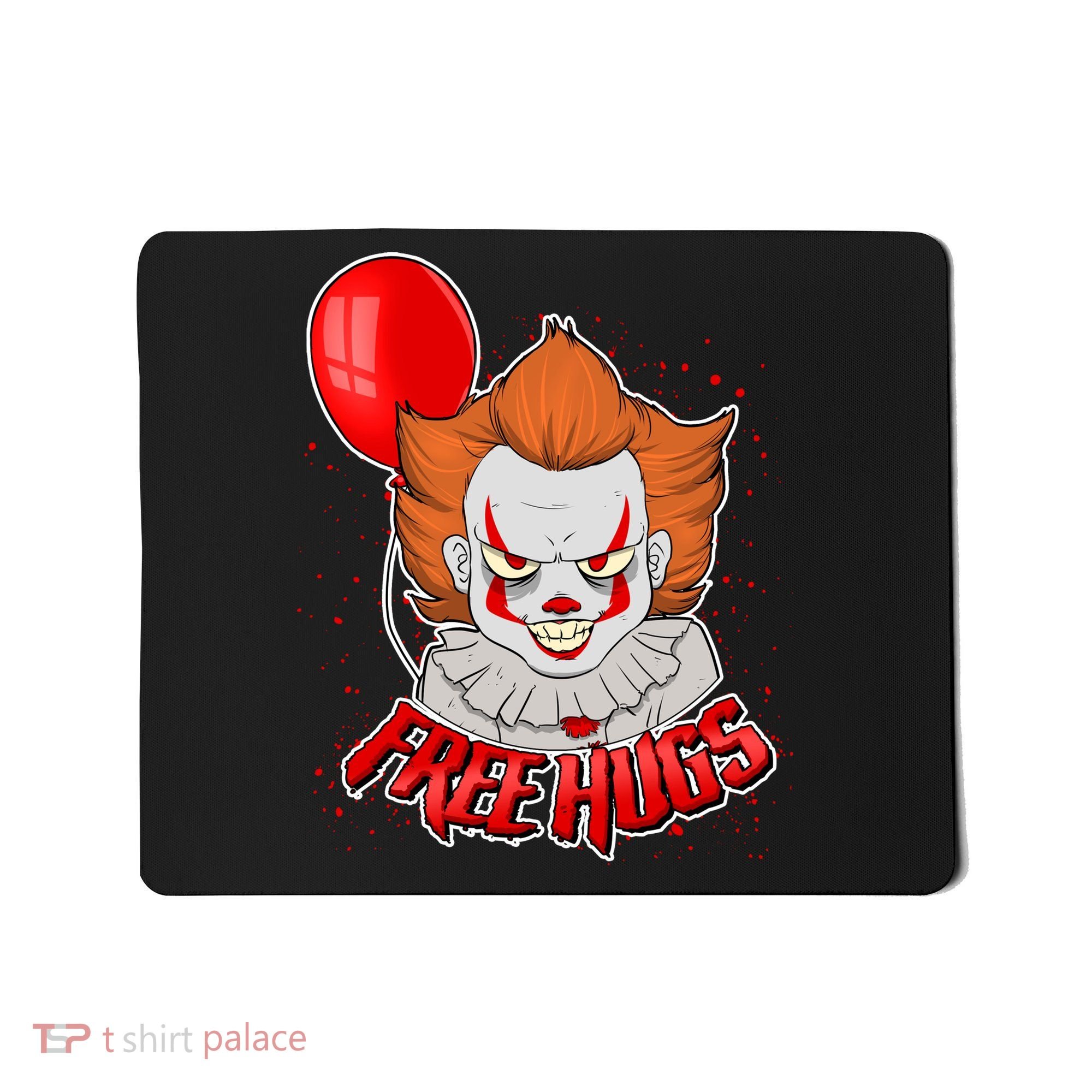 Free Hugs Scary Clown Funny Mousepad