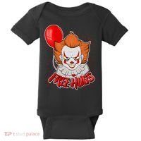 Free Hugs Scary Clown Funny Baby Bodysuit thumb 0