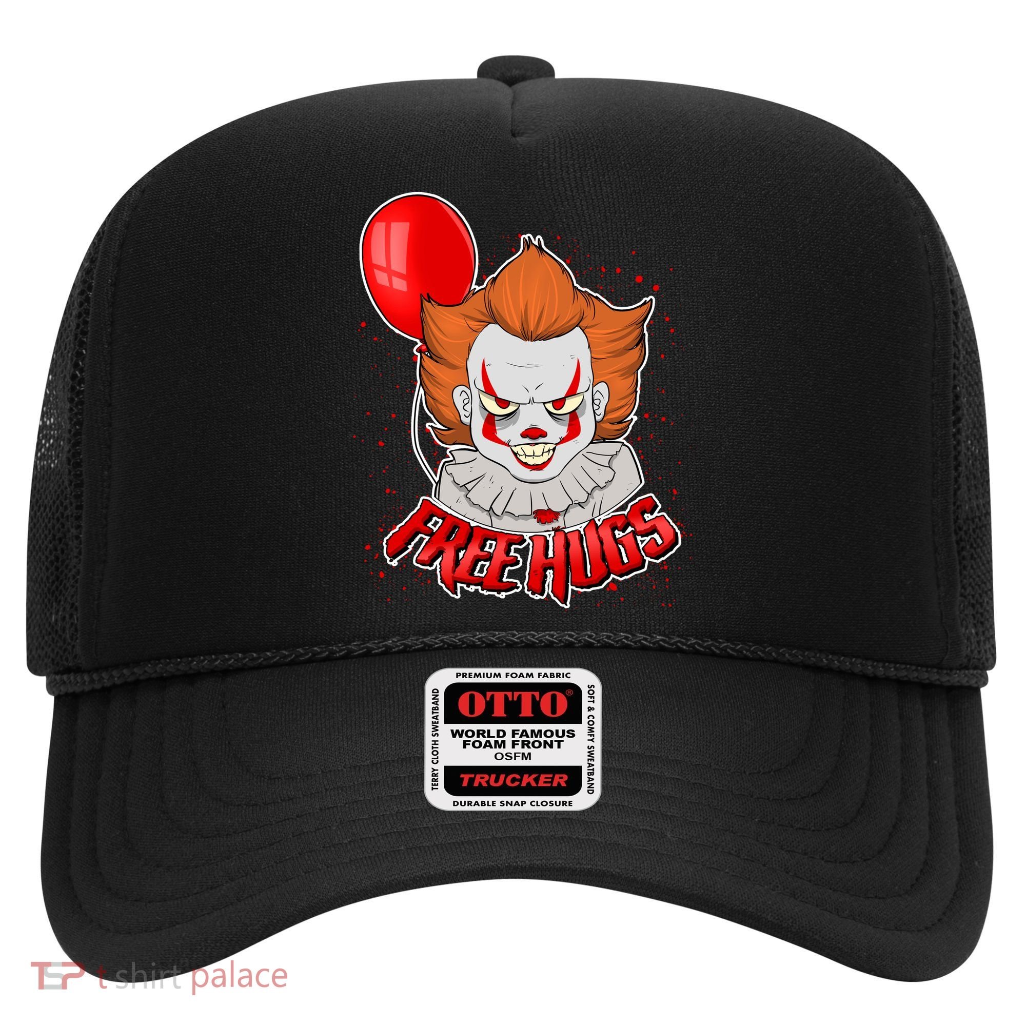 Free Hugs Scary Clown Funny Hat