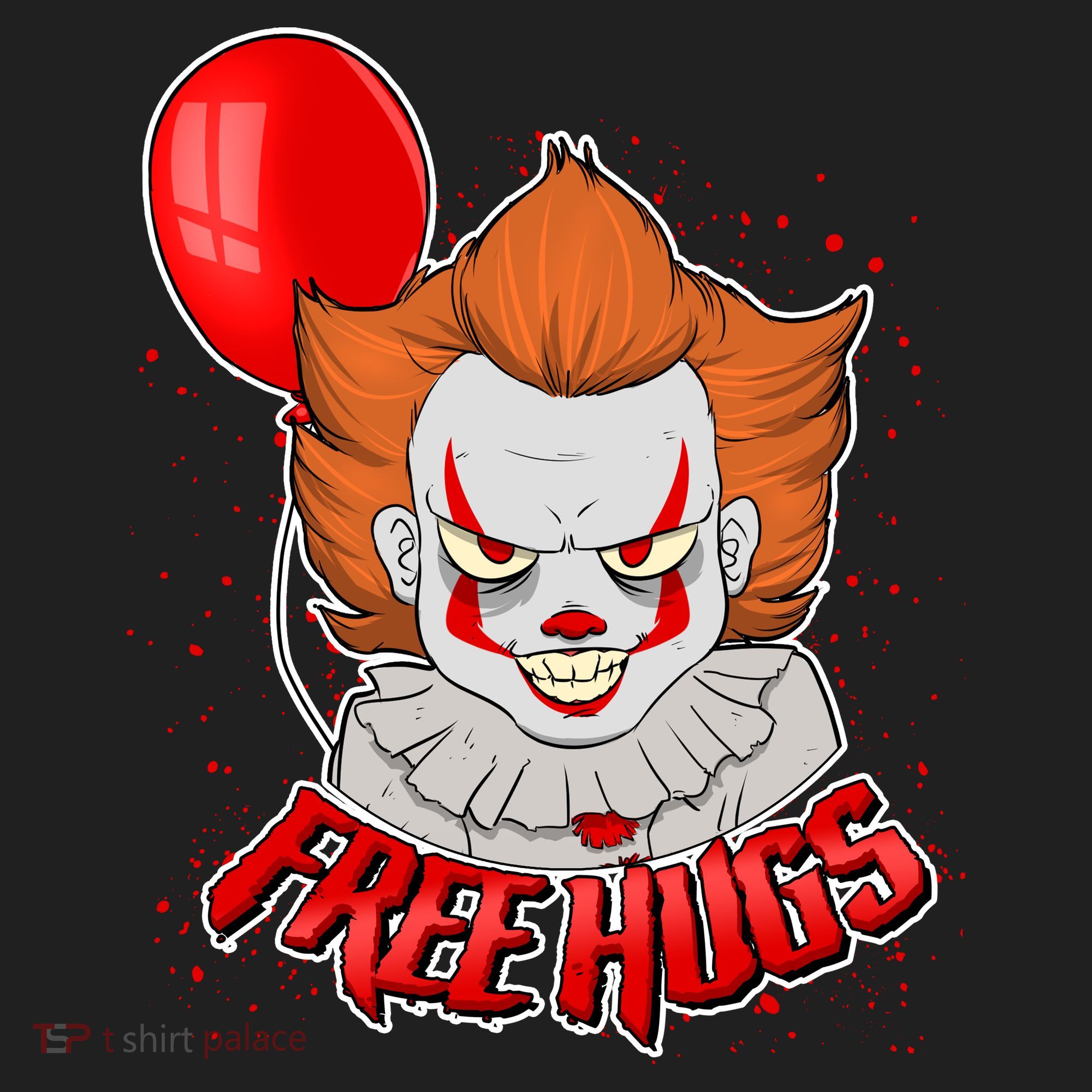 Free Hugs Scary Clown Funny Hat