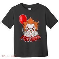 Free Hugs Scary Clown Funny Toddler T-Shirt thumb 0