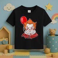 Free Hugs Scary Clown Funny Toddler T-Shirt thumb 3