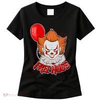 Free Hugs Scary Clown Funny Women's T-Shirt thumb 0