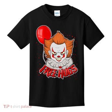 Free Hugs Scary Clown Funny Kids T-Shirt