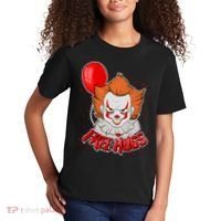 Free Hugs Scary Clown Funny Kids T-Shirt thumb 2