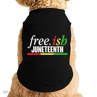 Free-ish Juneteenth Doggie Tank thumb 0