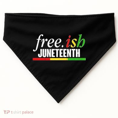 Free-ish Juneteenth USA-Made Doggie Bandana