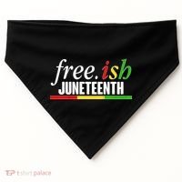 Free-ish Juneteenth USA-Made Doggie Bandana thumb 0