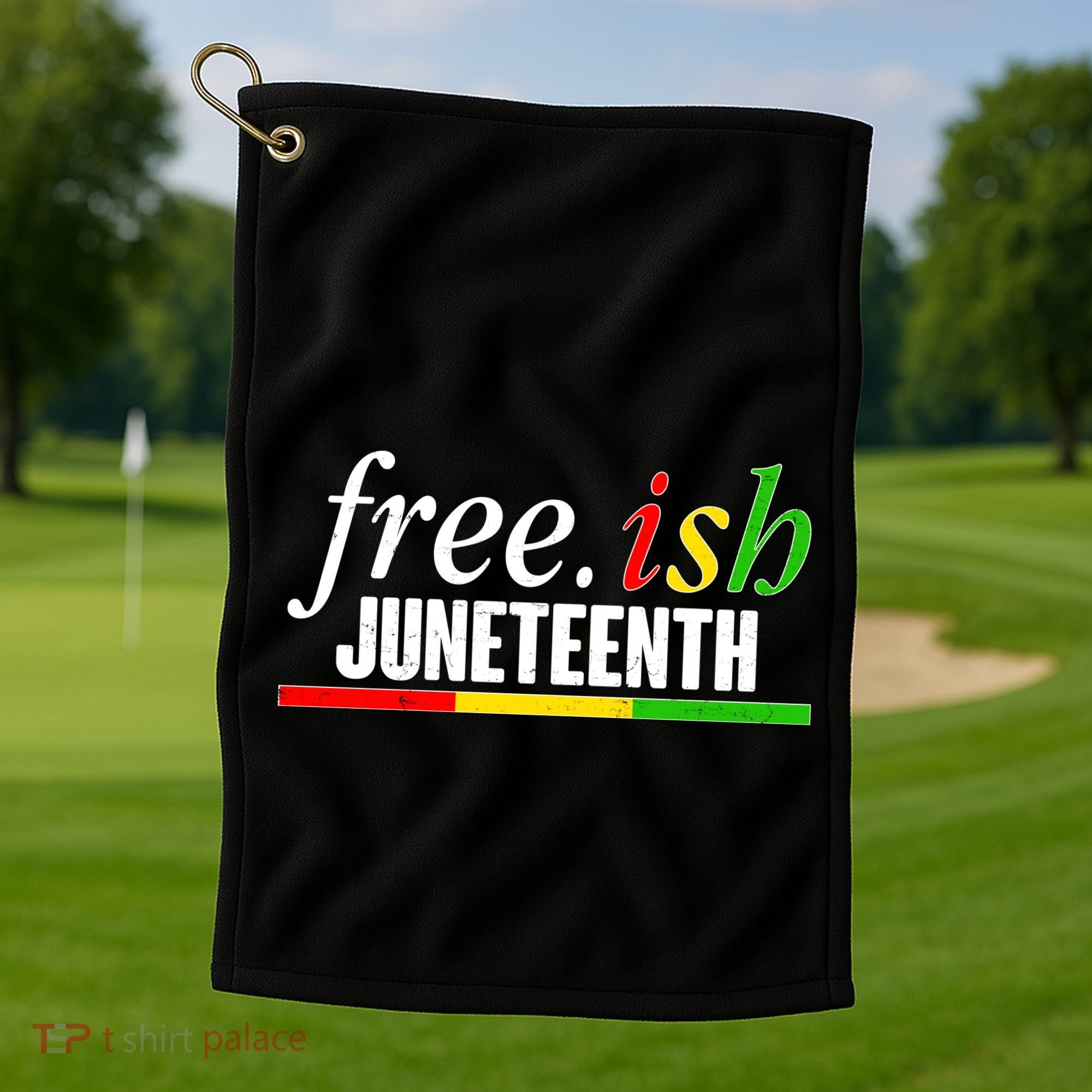Free-ish Juneteenth Golf Towel