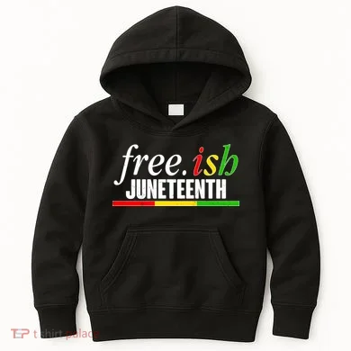 Free-ish Juneteenth Kids Hoodie
