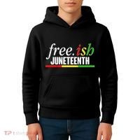 Free-ish Juneteenth Kids Hoodie thumb 4
