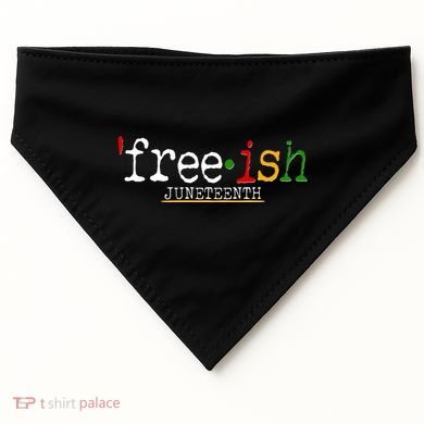 Free-ish Juneteenth June 19 1865 African American History USA-Made Doggie Bandana