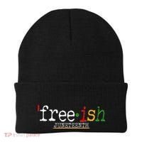 Free-ish Juneteenth June 19 1865 African American History Beanie thumb 0