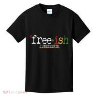 Free-ish Juneteenth June 19 1865 African American History Kids T-Shirt thumb 0