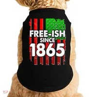 Free-ish Since 1865 Juneteenth Doggie Tank thumb 0