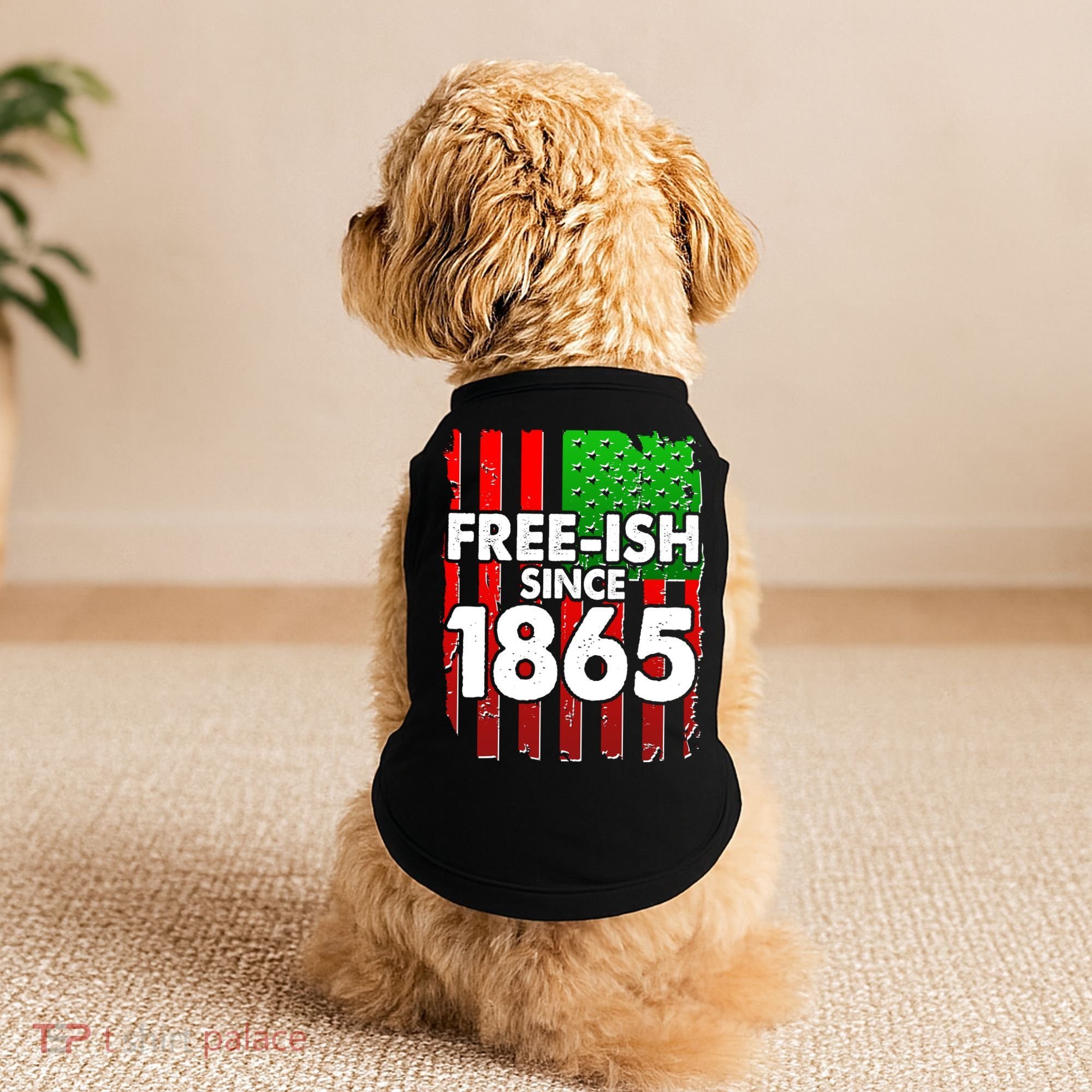Free-ish Since 1865 Juneteenth Doggie Tank