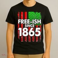 Free-ish Since 1865 Juneteenth T-Shirt thumb 3