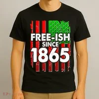 Free-ish Since 1865 Juneteenth T-Shirt thumb 3