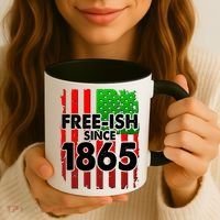 Free-ish Since 1865 Juneteenth Coffee Mug thumb 3
