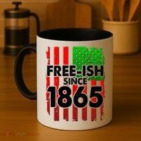 Free-ish Since 1865 Juneteenth Coffee Mug thumb 4