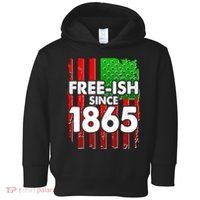 Free-ish Since 1865 Juneteenth Toddler Hoodie thumb 0