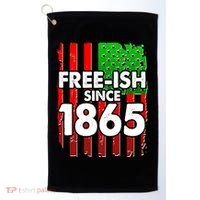 Free-ish Since 1865 Juneteenth Golf Towel thumb 0