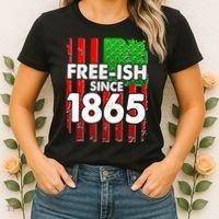 Free-ish Since 1865 Juneteenth Women's T-Shirt thumb 2