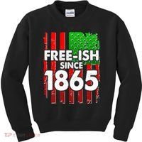 Free-ish Since 1865 Juneteenth Kids Sweatshirt thumb 0