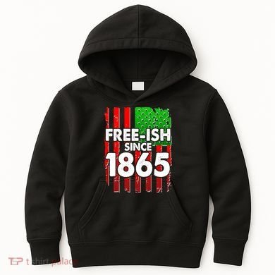 Free-ish Since 1865 Juneteenth Kids Hoodie
