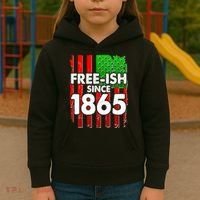 Free-ish Since 1865 Juneteenth Kids Hoodie thumb 3