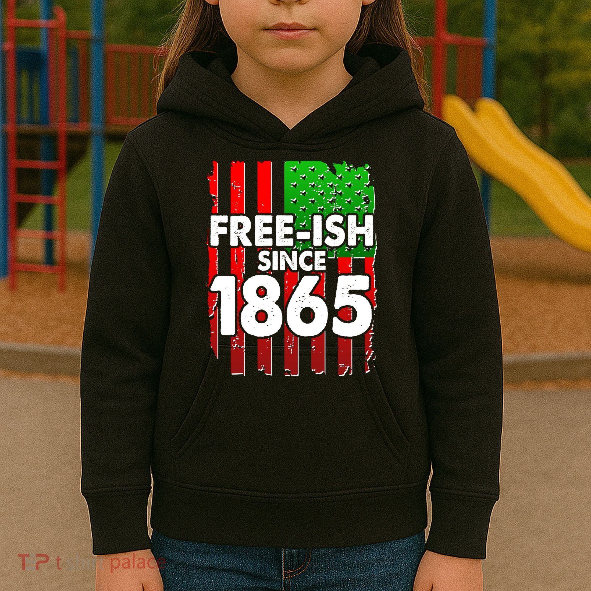 Free-ish Since 1865 Juneteenth Kids Hoodie