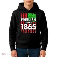 Free-ish Since 1865 Juneteenth Kids Hoodie thumb 4