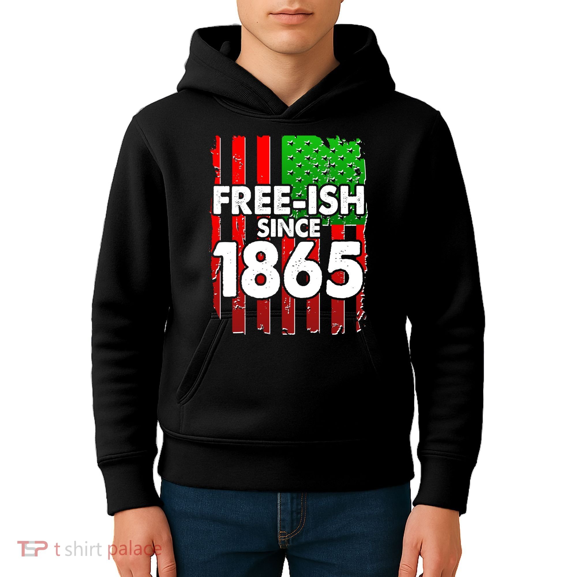 Free-ish Since 1865 Juneteenth Kids Hoodie