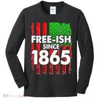 Free-ish Since 1865 Juneteenth Kids Long Sleeve Shirt thumb 0
