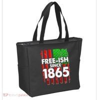 Free-ish Since 1865 Juneteenth Tote Bag thumb 2
