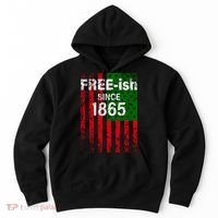 Free-ish Since 1865 Juneteenth Day Flag Black Pride Hoodie thumb 0