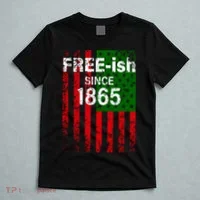 Free-ish Since 1865 Juneteenth Day Flag Black Pride T-Shirt thumb 5
